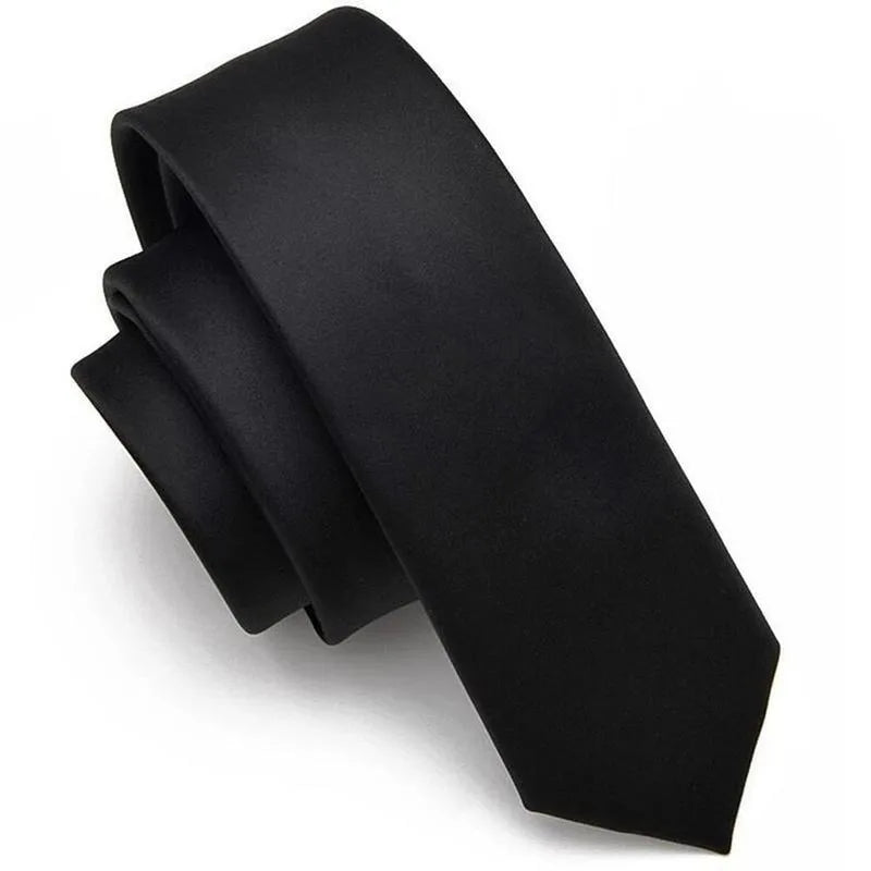 Corbata negra para hombre o mujer