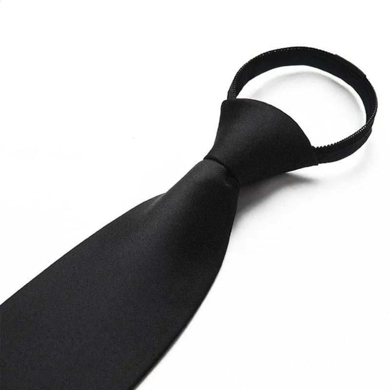 Corbata negra para hombre o mujer