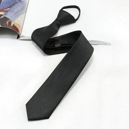 Corbata negra para hombre o mujer