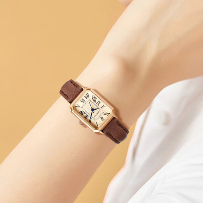 Reloj elegante de pulsera de cuarzo para mujer